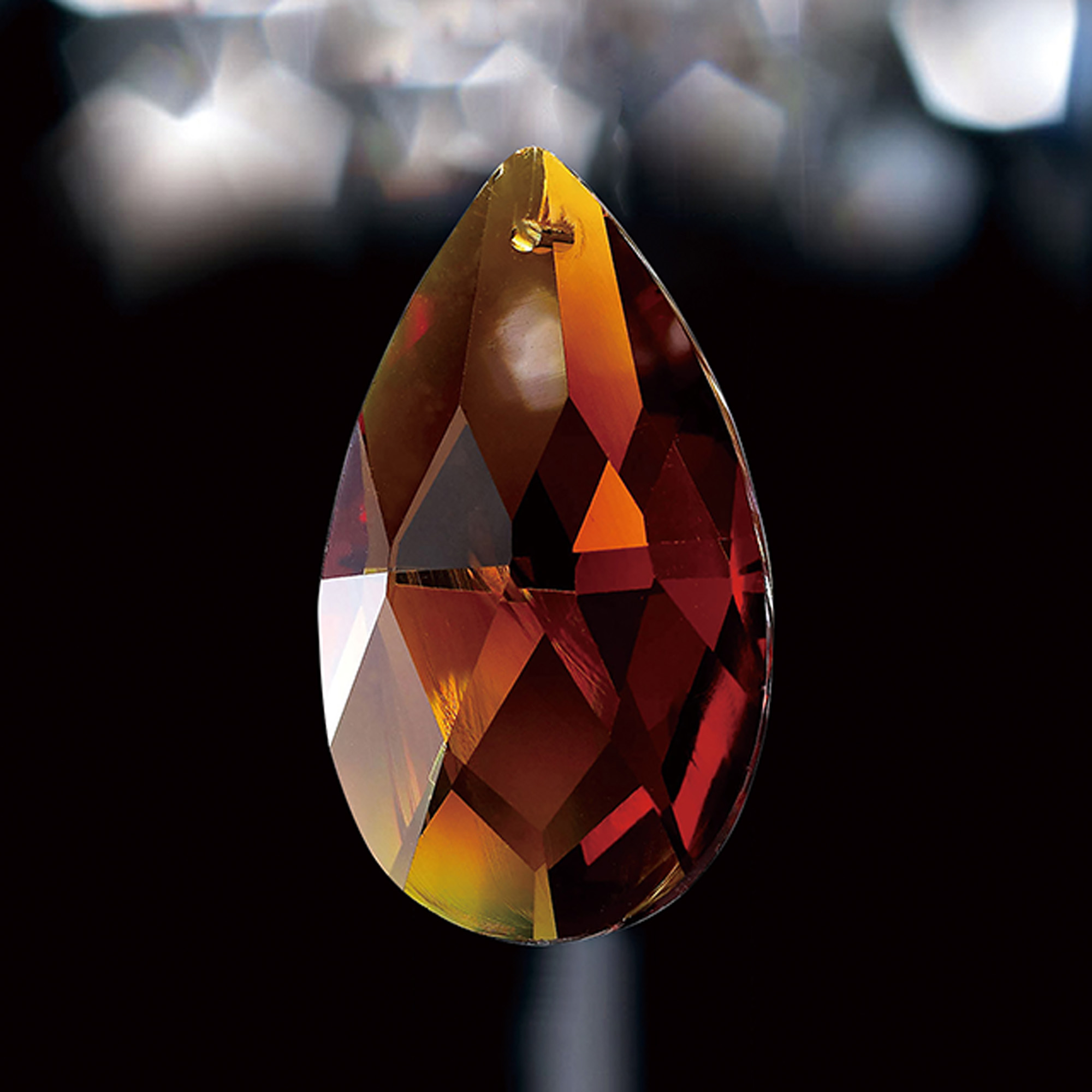 Crystal Pendalogue, No Ring Or Pin Included 38mm